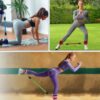 6pcs Ankle Resistance Bands with Handles - 图片 2