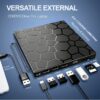 8-in-1 Ultra-Slim Portable External CD/DVD Drive - 图片 3