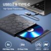 8-in-1 Ultra-Slim Portable External CD/DVD Drive - 图片 6