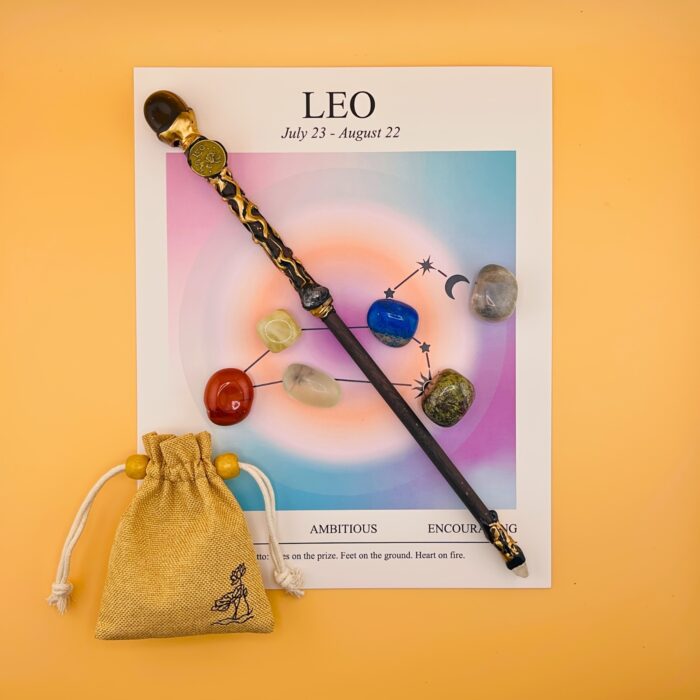 [Magic Crystal] Zodiac Crystal Magic Wand And Zodiac Crystal Stones Set - Cosplay, Magic Props - Jewelry, Gemstone Collection, Gift for Men & Women - Festival Ornament, Holiday Decor, Christmas, Halloween, Easter, New Year, Valentine's Day - 图片 2