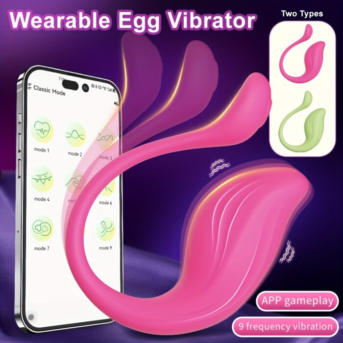 Long Distance Vibrator Wearable Panty APP Remote Control Vibrators Adult Sex Toys for Women Couples, Clitoral Mini Egg Bullet Butterfly Vibrator, G Spot Stimulator Female Sex Toys - 图片 2
