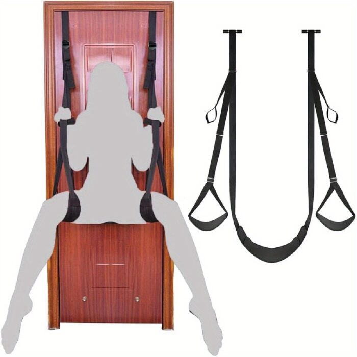 Sex Swing Furniture Bedroom SM Restraint Kit Adult Items Door Strap Game Sex Toys Bondage Equipment Accessories Auxiliary Items Couple Wrist And Ankle Thigh Straps Rope Knotting Tools - 图片 7