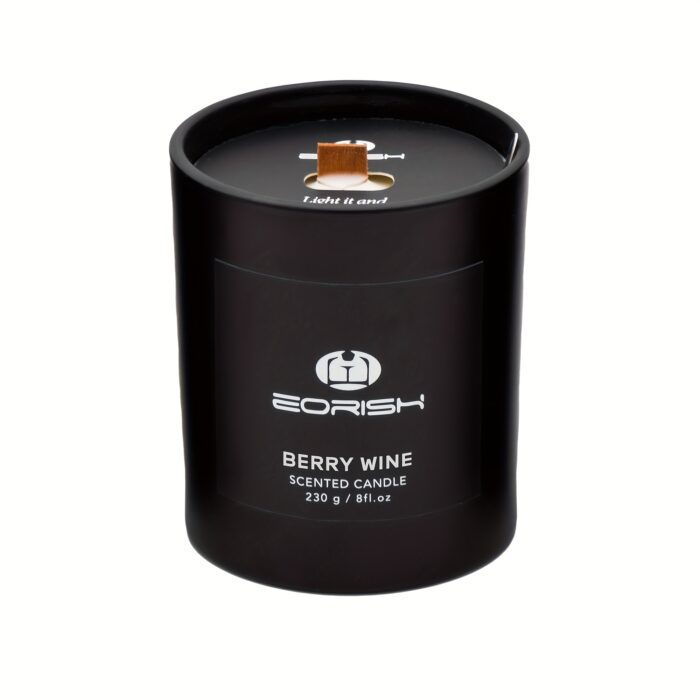 [Scented Soy Candle] E Orchish Scented Soy Candle | Jasmine, Tea, Lavender, Berry, Cherry, Zen Tea, Peach Fragrances - Round Black Jar with Golden Accents, Ideal for Parties, Weddings, Anniversaries, Holidays, Home Decor - 图片 2