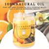 Pack of 2 Orange & Vanilla Blossom Odor Elimination Scented Candles Gift Set for Women, Soy Wax Candles for Home - Image 9