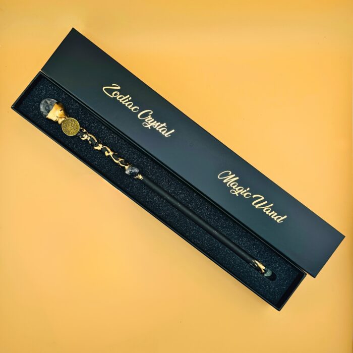 [Magic Crystal] Zodiac Crystal Magic Wand And Zodiac Crystal Stones Set - Cosplay, Magic Props - Jewelry, Gemstone Collection, Gift for Men & Women - Festival Ornament, Holiday Decor, Christmas, Halloween, Easter, New Year, Valentine's Day - 图片 20