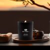 [Scented Soy Candle] E Orchish Scented Soy Candle | Jasmine, Tea, Lavender, Berry, Cherry, Zen Tea, Peach Fragrances - Round Black Jar with Golden Accents, Ideal for Parties, Weddings, Anniversaries, Holidays, Home Decor - 图片 12