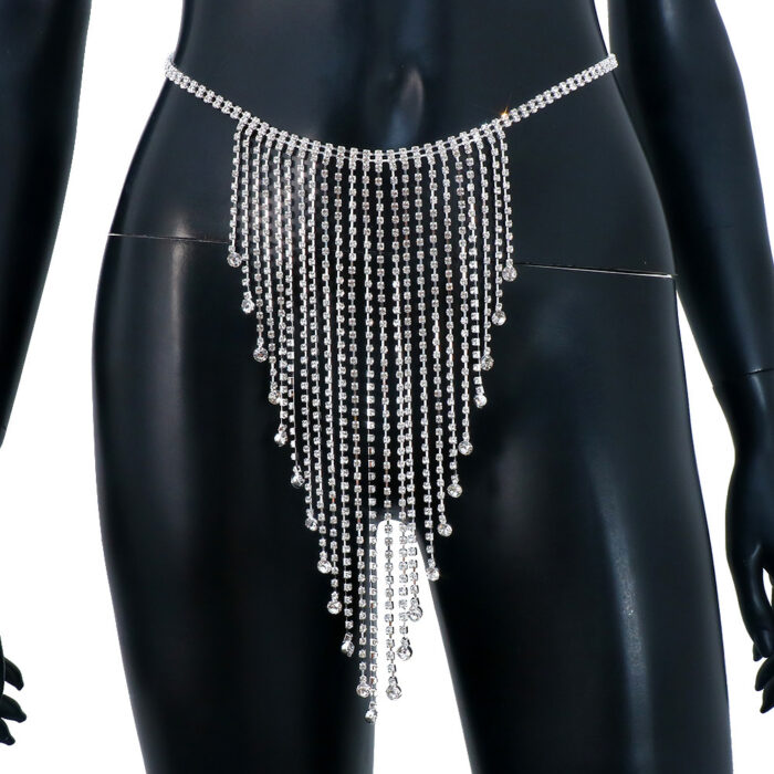 The New High-quality Irregular Tassel Skirt Body Chain - 图片 4