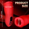 [Realistic Masturbators] 1pc Realistic Pocket Pussy Penis Training Masturbators | Liquid Silicone, 3 Sucking & 9 Vibrating Modes, 360° Wrapping Sucking Vibrator - Image 6
