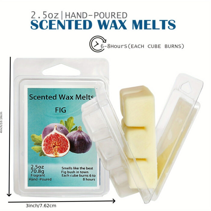 8 Soy Wax Cubes, Soy Wax Melting Cubes, Perfect for Mother's Day Decorations And Gifts, Featuring Scents Of Rose, Lavender, Jasmine, And Cherry. Ideal for Baths, Yoga Sessions, Aromatherapy Heaters, Air Fresheners, And Home Or Office Use. Enjoy A Flameless, Smoke-free Candle Ambiance. - 图片 5