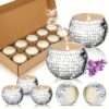 10 Pcs Soy Candles with Essential Oils Scented Candle Gifts for Women, Mirror Disco Ball Candle Storage, Bulk Wedding 70s Disco Party Decoration Teacher Mom Home Birthday Gifts - Image 3