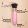 1pc Brush Vibrator Wand Magic Female Sex Toy, Silicone Mini Vibrator Adult Sex Toy for Nipple G-spot Clitoris Massager with 10 Vibration Modes, Detachable Makeup Brush Sex Tool for Women Couples - 图片 8