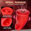 [Realistic Masturbators] 1pc Realistic Pocket Pussy Penis Training Masturbators | Liquid Silicone, 3 Sucking & 9 Vibrating Modes, 360° Wrapping Sucking Vibrator - Image 5