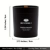 [Scented Soy Candle] E Orchish Scented Soy Candle | Jasmine, Tea, Lavender, Berry, Cherry, Zen Tea, Peach Fragrances - Round Black Jar with Golden Accents, Ideal for Parties, Weddings, Anniversaries, Holidays, Home Decor - 图片 9
