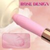 1pc Brush Vibrator Wand Magic Female Sex Toy, Silicone Mini Vibrator Adult Sex Toy for Nipple G-spot Clitoris Massager with 10 Vibration Modes, Detachable Makeup Brush Sex Tool for Women Couples - 图片 7