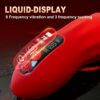 [Realistic Masturbators] 1pc Realistic Pocket Pussy Penis Training Masturbators | Liquid Silicone, 3 Sucking & 9 Vibrating Modes, 360° Wrapping Sucking Vibrator - Image 4
