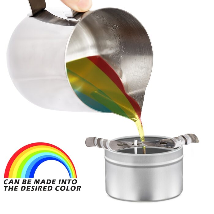 135 complete DIY candle making kits with essential oils - beginner friendly, including soy wax, stirring spoons, measuring cups, storage jars, colored wax blocks and more - perfect for making holiday gifts, candle making supplies, perfect for Mother's Day, perfect for Easter. - 图片 3