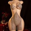 Sexy Lingerie, Sparkling Diamond Dress, Bed Passion Robe, Woman'S Temptation Dress