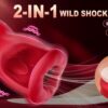 [Realistic Masturbators] 1pc Realistic Pocket Pussy Penis Training Masturbators | Liquid Silicone, 3 Sucking & 9 Vibrating Modes, 360° Wrapping Sucking Vibrator - Image 2