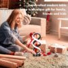 [Dimmable Spiral LED Lamp] Dimmable Modern Spiral LED Table Lamp | Touch Control Desk Light with Metal Base, Adjustable Brightness, USB Powered, Sleek White & Black Design for Bedroom, Living Room, Office, or Bar Decor - 图片 6