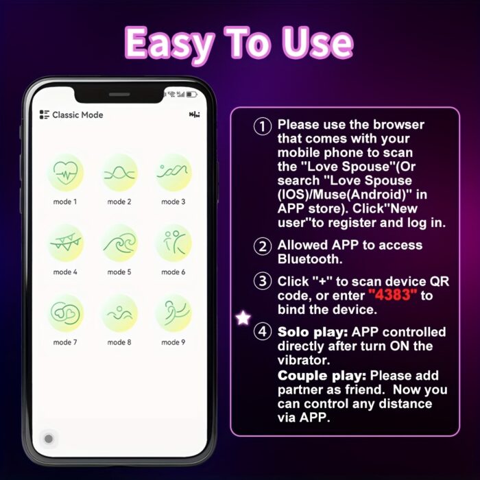 Long Distance Vibrator Wearable Panty APP Remote Control Vibrators Adult Sex Toys for Women Couples, Clitoral Mini Egg Bullet Butterfly Vibrator, G Spot Stimulator Female Sex Toys - 图片 6