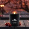 [Scented Soy Candle] E Orchish Scented Soy Candle | Jasmine, Tea, Lavender, Berry, Cherry, Zen Tea, Peach Fragrances - Round Black Jar with Golden Accents, Ideal for Parties, Weddings, Anniversaries, Holidays, Home Decor - 图片 7