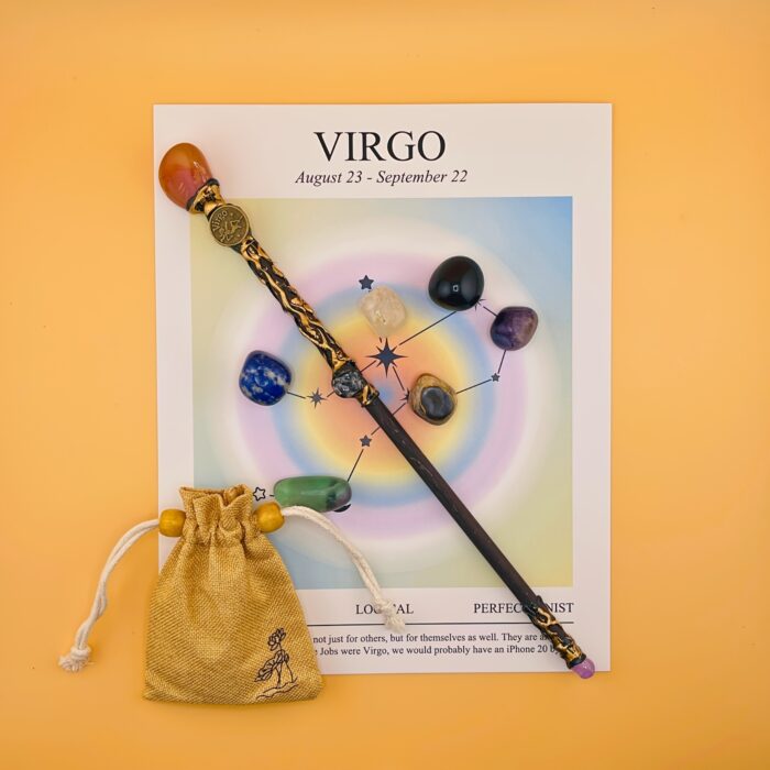 [Magic Crystal] Zodiac Crystal Magic Wand And Zodiac Crystal Stones Set - Cosplay, Magic Props - Jewelry, Gemstone Collection, Gift for Men & Women - Festival Ornament, Holiday Decor, Christmas, Halloween, Easter, New Year, Valentine's Day - 图片 10