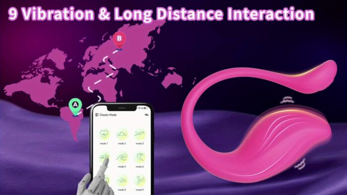 Long Distance Vibrator Wearable Panty APP Remote Control Vibrators Adult Sex Toys for Women Couples, Clitoral Mini Egg Bullet Butterfly Vibrator, G Spot Stimulator Female Sex Toys - 图片 3