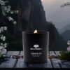 [Scented Soy Candle] E Orchish Scented Soy Candle | Jasmine, Tea, Lavender, Berry, Cherry, Zen Tea, Peach Fragrances - Round Black Jar with Golden Accents, Ideal for Parties, Weddings, Anniversaries, Holidays, Home Decor - 图片 6