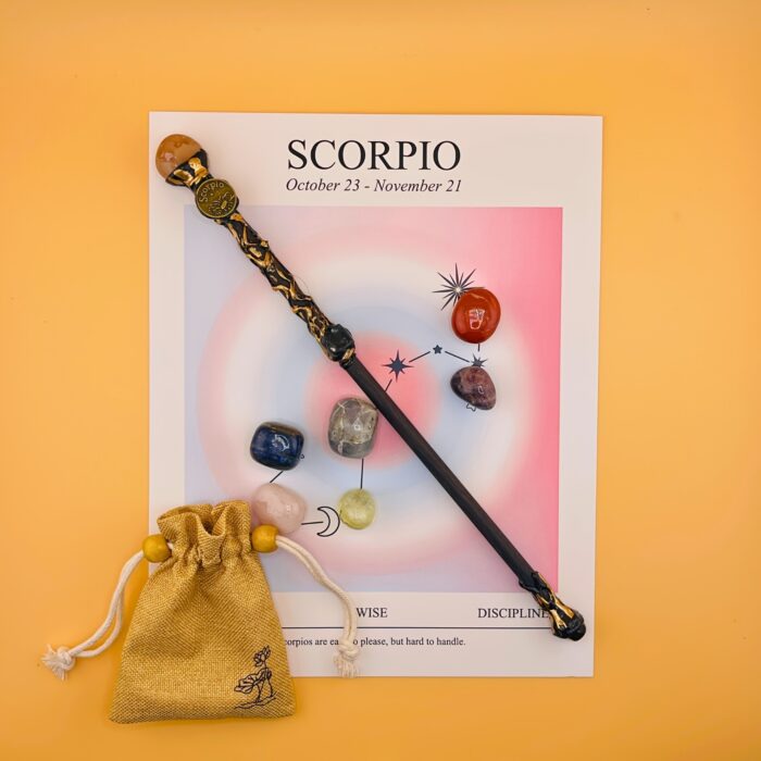 [Magic Crystal] Zodiac Crystal Magic Wand And Zodiac Crystal Stones Set - Cosplay, Magic Props - Jewelry, Gemstone Collection, Gift for Men & Women - Festival Ornament, Holiday Decor, Christmas, Halloween, Easter, New Year, Valentine's Day - 图片 7