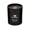 [Scented Soy Candle] E Orchish Scented Soy Candle | Jasmine, Tea, Lavender, Berry, Cherry, Zen Tea, Peach Fragrances - Round Black Jar with Golden Accents, Ideal for Parties, Weddings, Anniversaries, Holidays, Home Decor