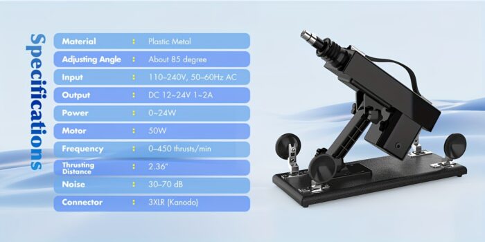 Dildo - Automatic Sex Machine Thrusting Machine For Male And Femal Love Machine Adult Sex Toy 3XLR Connector Thrusting Dildo Machinegun For Senior Player Thruster With 5 Attachments - 图片 3
