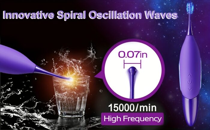 1pc High Frequency Powerful Female Vibrating Clitoral G Spot Stimulator With Whirling Motion - Adult Toys For Women Couples - 图片 14