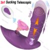 [9 Modes Sucking Vibrator] 9 Vibrating Sucker 9 Thrusting Dildo Modes Clitoral G Spot Vibrators - Sucking Stimulation Vibrator for Women - Adult Sex Toy for Woman Female Couples - Image 12