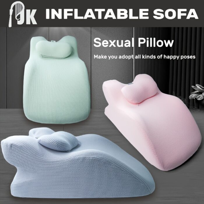 Sex Love Sofa, Sex Ramp Pillow | The Stealth Pleasure Wedge - Ergonomic Memory Foam For Deeper Intimacy & 75% Less Fatigue |Multi-Position Support | Hidden Toy Storage & Anti-Slip Fabric | Luxury Backrest | Available In 3 Colors - 图片 2