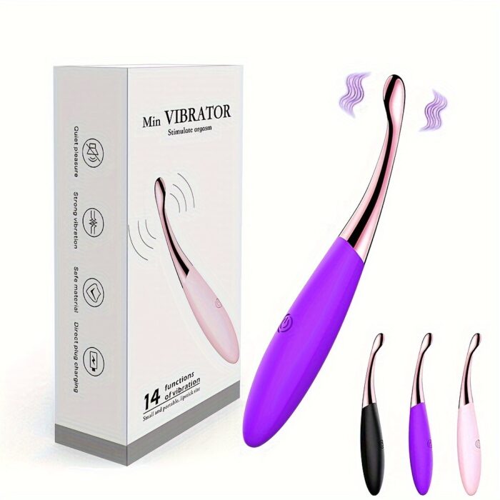 14 Frequency Female Masturbation Point Pen, Vibrator, Stimulator, Portable Handheld Female Vibrator, G-spot Breast Massage Masturbation Point Vibrator - 图片 2