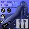 1pc Electric Male Masturbator Penis Trainer Vibrator Sex Toy, Soft Silicone Dildo Massager Sex Machine with 9 Vibration Modes, Realistic Finger Wrapping Vibrating Penis Stroker Adult Sex Toys for Men Couple - Image 13