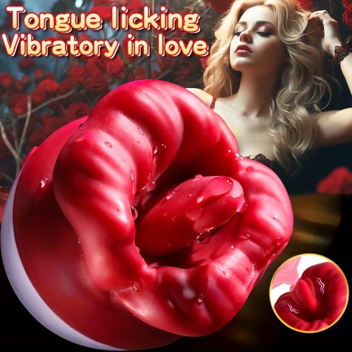 3-in-1 Sexy Rose Clitoral Vibrator - Multi-Functional Oral Sucking, Portable Pussy Licking Massage, Silent Clitoral Stimulation, and Licking Stress Relieving - Designed for Womens Pleasure and Satisfaction, Ideal for Solo Play or Couples Intimacy - 图片 2