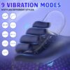 1pc Electric Male Masturbator Penis Trainer Vibrator Sex Toy, Soft Silicone Dildo Massager Sex Machine with 9 Vibration Modes, Realistic Finger Wrapping Vibrating Penis Stroker Adult Sex Toys for Men Couple - Image 12