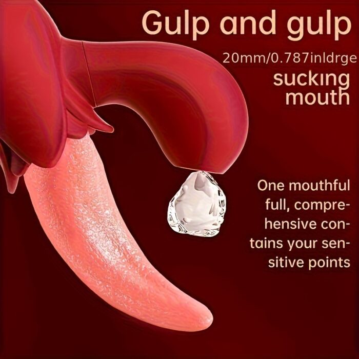 1pc 2 In 1 Lick Suck Vibrators For Women Licking Tongue Clitoris Stimulator G Spot Massager Vagina Sucking Female Pleasure Sex Toys.. - 图片 12