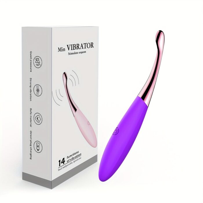 14 Frequency Female Masturbation Point Pen, Vibrator, Stimulator, Portable Handheld Female Vibrator, G-spot Breast Massage Masturbation Point Vibrator - 图片 12