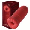 1pc Male Vibrating Oral Masturbation Cup, 10 Frequencies with Tongue Licking Mouth and Tight Soft Vagina, Strong Clamping Suction, 5D Vagina and Deep Throat Love, Lipstick Mouth Fun, Male Toys, Penis Trainer Exerciser, Airplane Cup - 图片 9