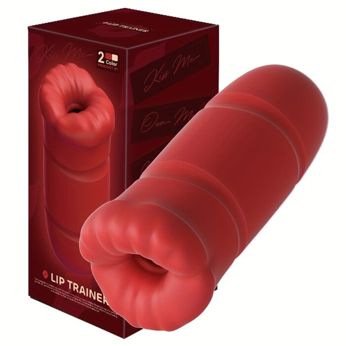 1pc Male Vibrating Oral Masturbation Cup, 10 Frequencies with Tongue Licking Mouth and Tight Soft Vagina, Strong Clamping Suction, 5D Vagina and Deep Throat Love, Lipstick Mouth Fun, Male Toys, Penis Trainer Exerciser, Airplane Cup - 图片 9