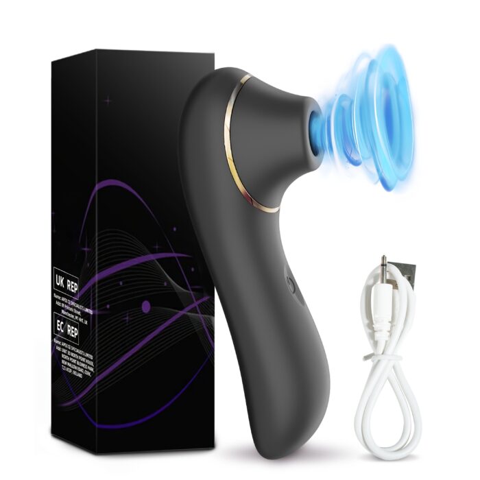 USB Rechargeable Deluxe Female Sucking Vibrator Sex Toys, 5 Frequency Sucking - Powerful, Quiet And Portable, Ergonomically Designed For Intimate Pleasure. - 图片 9