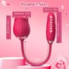 Rose Sex Toy Dildo Vibrator: 3-in-1 Rose Sex Stimulator for Women with 10 Sucking & Thrusting Dildo G-Spot Vibrators - Adult Sex Toys for Couples - Image 9