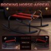 Alloy Frame Adult Toy Chair, Black Non-Electric Use, Elasticity Harness Accessory, Home Horse Style, 1pc - 图片 6