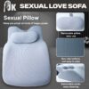 Sex Love Sofa, Sex Ramp Pillow | The Stealth Pleasure Wedge - Ergonomic Memory Foam For Deeper Intimacy & 75% Less Fatigue |Multi-Position Support | Hidden Toy Storage & Anti-Slip Fabric | Luxury Backrest | Available In 3 Colors - 图片 10