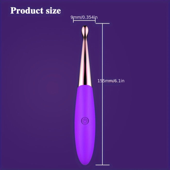 14 Frequency Female Masturbation Point Pen, Vibrator, Stimulator, Portable Handheld Female Vibrator, G-spot Breast Massage Masturbation Point Vibrator - 图片 11