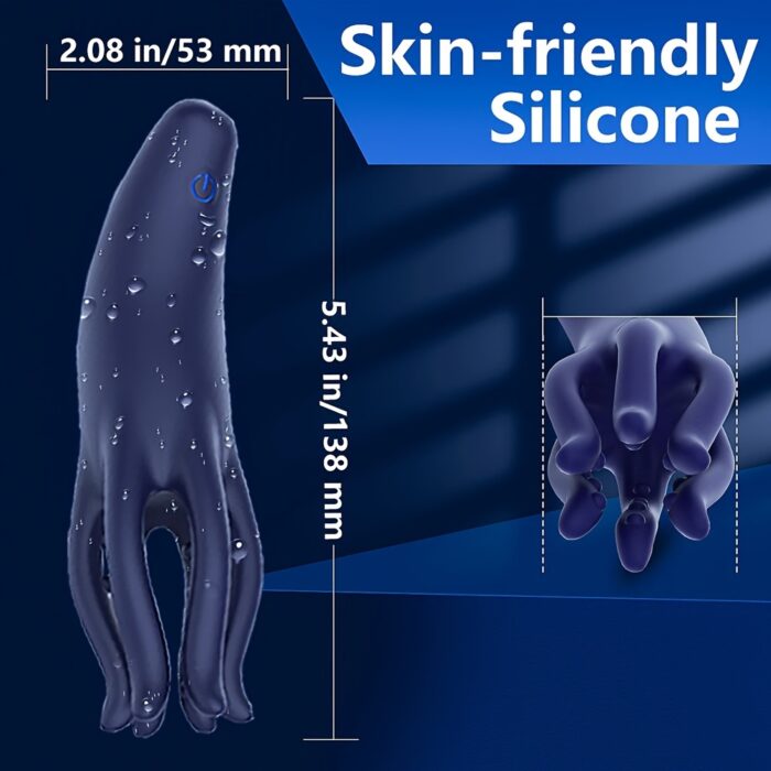 1pc Male Masturbator anatomy Exerciser - USB Rechargeable, 10-Speed Vibrating Glans Massager for Endurance & Pleasure,, Latex-Free Adult Sex Toy - 图片 7