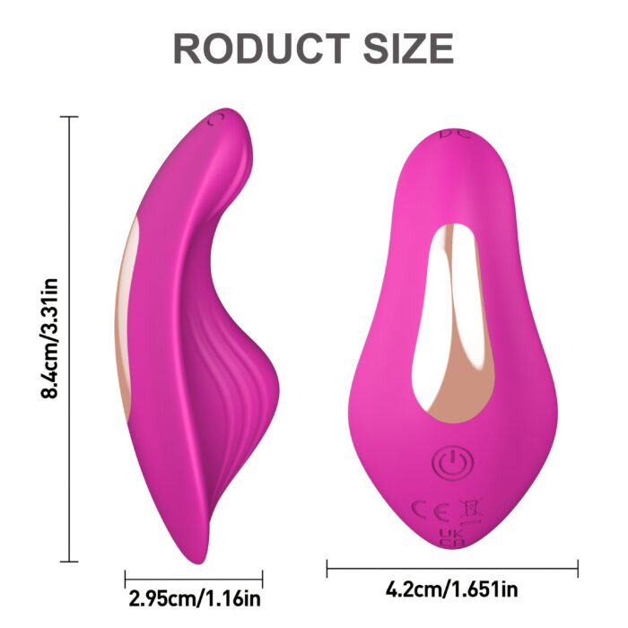 1pc Of Thong Wearable Vibrator, Female Adult Sex Toy, Butterfly Vibrator, Rose Sex Toy, Female Mini Underwear Vibrator, APP Control Stimulator, Adult Toy, With 9 Vibration Modes - 图片 8