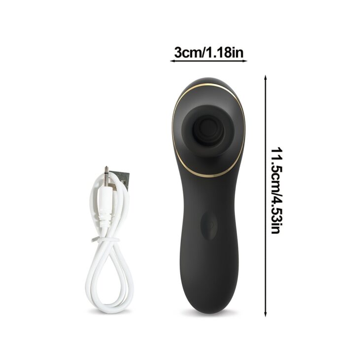 USB Rechargeable Deluxe Female Sucking Vibrator Sex Toys, 5 Frequency Sucking - Powerful, Quiet And Portable, Ergonomically Designed For Intimate Pleasure. - 图片 8